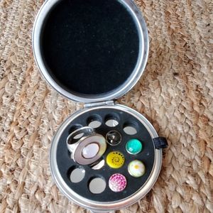 Kameleon Sterling Ring with 5 interchangeable disc